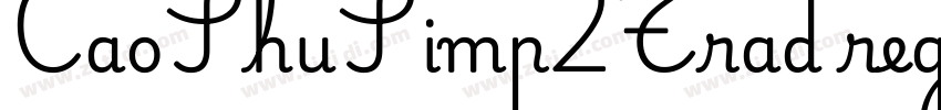 CaoShuSimp2Trad regu字体转换